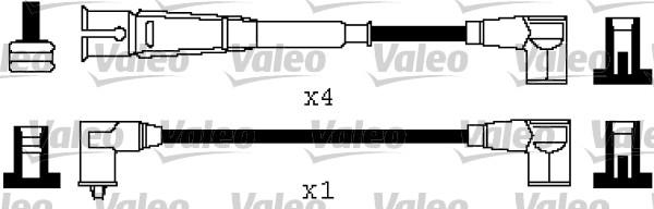 Valeo 346568 - Комплект проводов зажигания autosila-amz.com