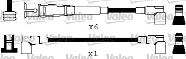 Valeo 346567 - Комплект проводов зажигания autosila-amz.com