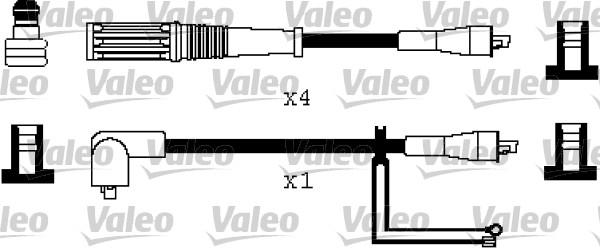 Valeo 346509 - Комплект проводов зажигания autosila-amz.com