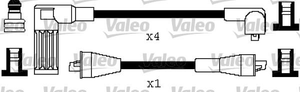 Valeo 346500 - Комплект проводов зажигания autosila-amz.com