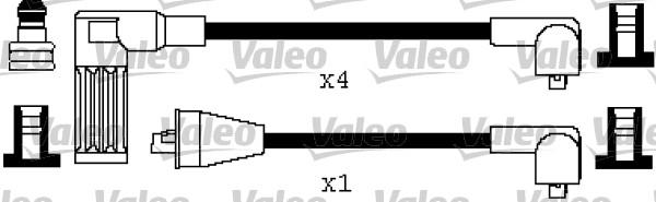 Valeo 346502 - Комплект проводов зажигания autosila-amz.com