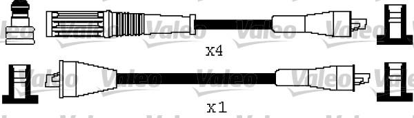 Valeo 346515 - Комплект проводов зажигания autosila-amz.com