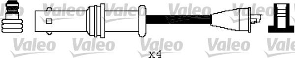Valeo 346586 - Комплект проводов зажигания autosila-amz.com