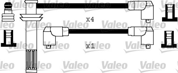 Valeo 346531 - Комплект проводов зажигания autosila-amz.com