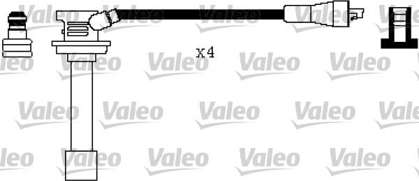 Valeo 346537 - Комплект проводов зажигания autosila-amz.com