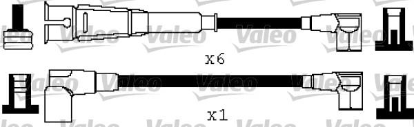 Valeo 346526 - Комплект проводов зажигания autosila-amz.com