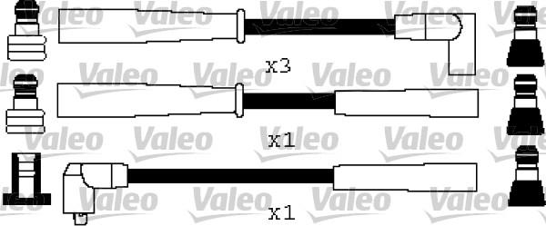 Valeo 346520 - Комплект проводов зажигания autosila-amz.com