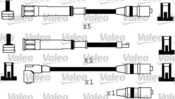 Valeo 346574 - Комплект проводов зажигания autosila-amz.com