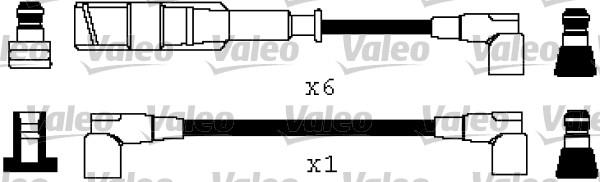 Valeo 346570 - Комплект проводов зажигания autosila-amz.com