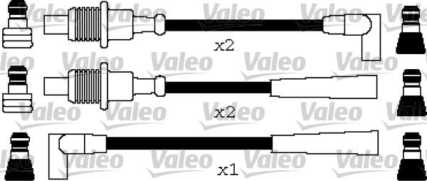 Valeo 346649 - Комплект проводов зажигания autosila-amz.com