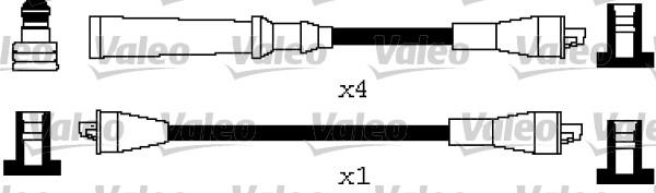 Valeo 346642 - Комплект проводов зажигания autosila-amz.com