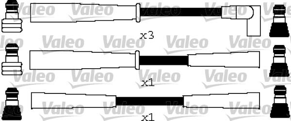 Valeo 346647 - Комплект проводов зажигания autosila-amz.com