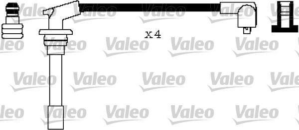 Valeo 346654 - Комплект проводов зажигания autosila-amz.com