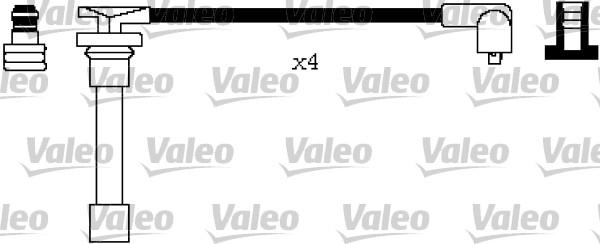 Valeo 346655 - Комплект проводов зажигания autosila-amz.com