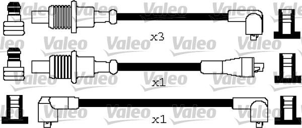 Valeo 346650 - Комплект проводов зажигания autosila-amz.com