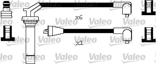 Valeo 346652 - Комплект проводов зажигания autosila-amz.com