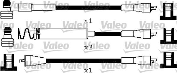 Valeo 346661 - Комплект проводов зажигания autosila-amz.com