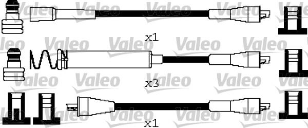 Valeo 346668 - Комплект проводов зажигания autosila-amz.com