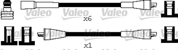 Valeo 346662 - Комплект проводов зажигания autosila-amz.com