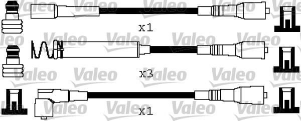 Valeo 346667 - Комплект проводов зажигания autosila-amz.com