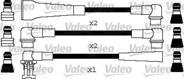 Valeo 346606 - Комплект проводов зажигания autosila-amz.com