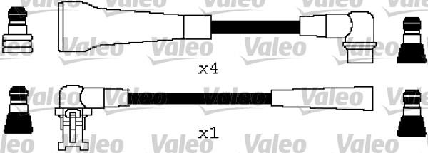 Valeo 346607 - Комплект проводов зажигания autosila-amz.com