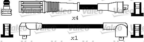 Valeo 346610 - Комплект проводов зажигания autosila-amz.com