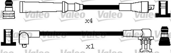 Valeo 346637 - Комплект проводов зажигания autosila-amz.com