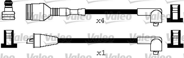 Valeo 346624 - Комплект проводов зажигания autosila-amz.com