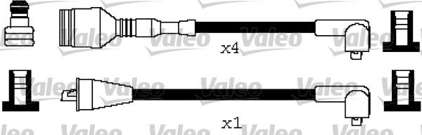 Valeo 346625 - Комплект проводов зажигания autosila-amz.com