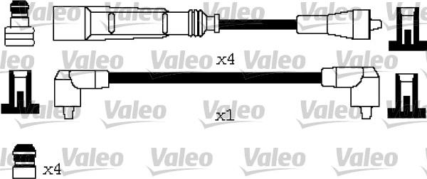 Valeo 346623 - Комплект проводов зажигания autosila-amz.com