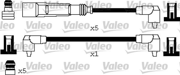 Valeo 346622 - Комплект проводов зажигания autosila-amz.com