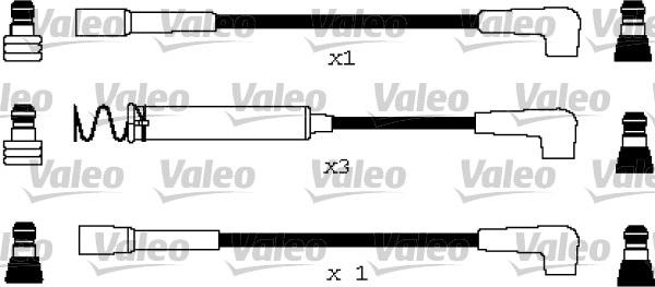 Valeo 346670 - Комплект проводов зажигания autosila-amz.com