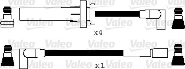 Valeo 346054 - Комплект проводов зажигания autosila-amz.com