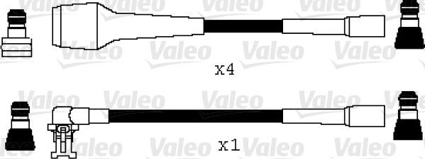 Valeo 346052 - Комплект проводов зажигания autosila-amz.com