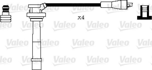 Valeo 346005 - Комплект проводов зажигания autosila-amz.com