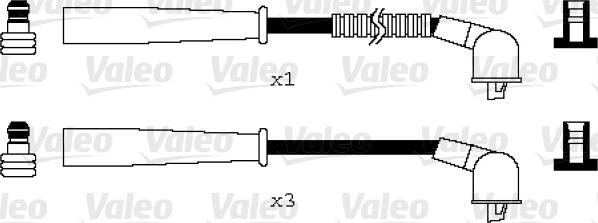 Valeo 346084 - Комплект проводов зажигания autosila-amz.com