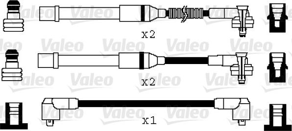 Valeo 346087 - Комплект проводов зажигания autosila-amz.com