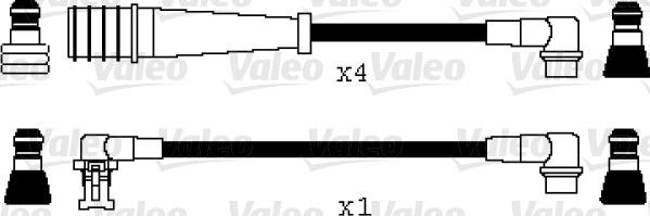 Valeo 346031 - Комплект проводов зажигания autosila-amz.com