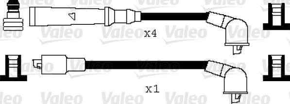 Valeo 346026 - Комплект проводов зажигания autosila-amz.com