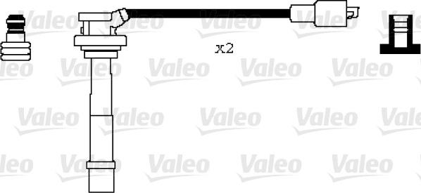 Valeo 346079 - Комплект проводов зажигания autosila-amz.com