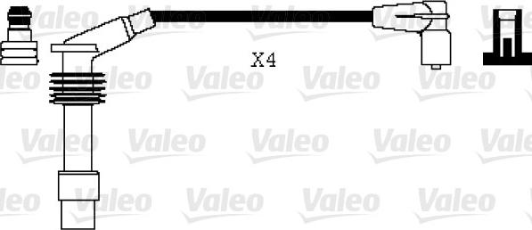Valeo 346074 - Комплект проводов зажигания autosila-amz.com