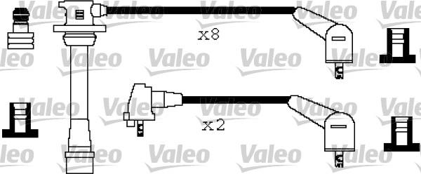 Valeo 346199 - Комплект проводов зажигания autosila-amz.com