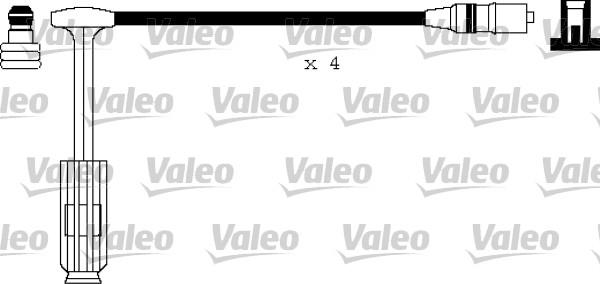 Valeo 346142 - Комплект проводов зажигания autosila-amz.com