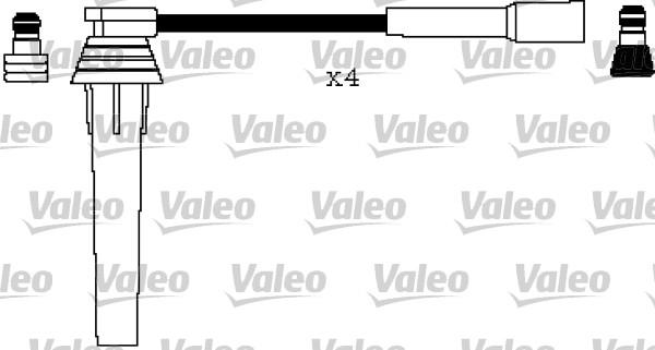 Valeo 346154 - Комплект проводов зажигания autosila-amz.com