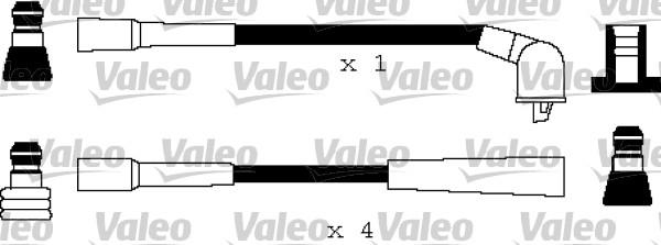 Valeo 346157 - Комплект проводов зажигания autosila-amz.com