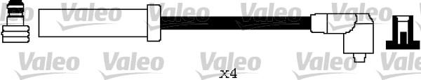 Valeo 346166 - Комплект проводов зажигания autosila-amz.com