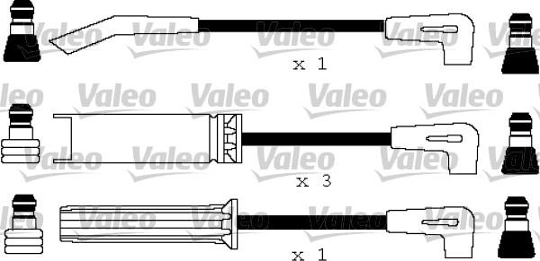 Valeo 346160 - Комплект проводов зажигания autosila-amz.com
