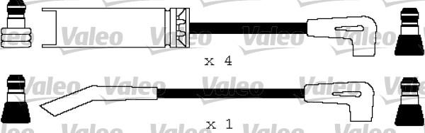 Valeo 346161 - Комплект проводов зажигания autosila-amz.com