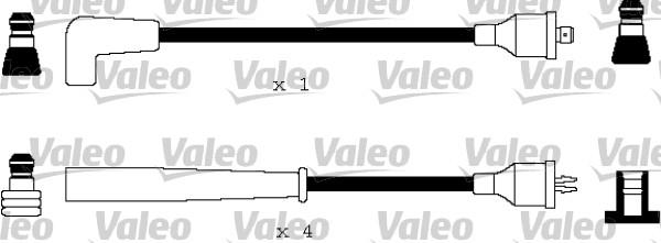 Valeo 346168 - Комплект проводов зажигания autosila-amz.com